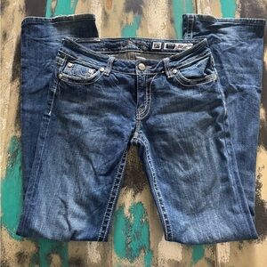 Miss Me Dark Blue Boot Cut Jeans